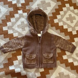 Nordstrom Baby Brown Hoodie with Pockets